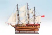 SEACRAFT GALLERY HMS Sirius Handcrafted Wooden Model Ship Boat 75cm First Fleet