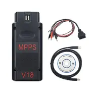 MPPS V18 OBD2 Diagnostic Tool MAIN + TRICORE + MULTIBOOT V18.12.3.8 with Breakout Tricore Cable black