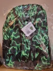 Green And Black Lightening Backpack