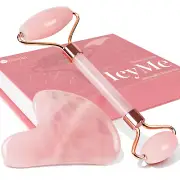 Jade Roller & Gua Sha, Face Roller Redness Reducing Skin Care Tools, Self Care P