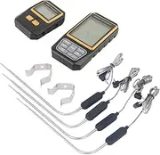 Wireless BBQ Thermometer 4 Probes 328ft Range Digital Remote Kitchen Meat Cooking