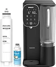 Philips Reverse Osmosis Water Purification Station. Purified 6°C Chilled Water to 95°C Instant hot Water. Two Purified Water jugs. Tested by SGS to removes PFAS, Fluoride and More. ADD6912BK/79.