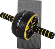 1 Set Abdominal Wheel Core Workout Equipment Exercise Roller Ab Workout Mat
