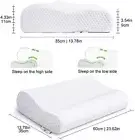 Orthopedic Pillow Contour Memory Foam Ergonomic Relieve Back,Neck Shoulder Sleep