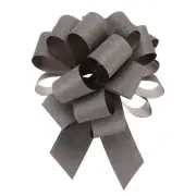 5pcs 7 Inch Large Pull Bow Gift Wrapping Big Pull Bows Ribbon Brown