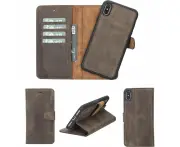 Casper Iphone Xs Max Leather Wallet Case Green