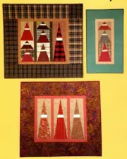 Beardless Wonder Wall Quilts Pattern Folksy Christmas Santas
