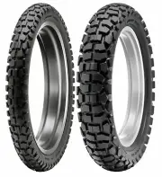 Dunlop 90/90-21 & 4.60-18 D605 Tires Honda XR250L,Kawasaki KLX250S,Suzuki DR350S