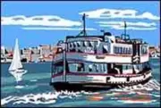 Kestrel Commuter Boat Tapestry Canvas