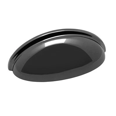 Cosmas Cabinet Hardware Black Nickel Bin Cup Pulls #783BN