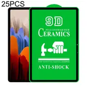 25-piece 9d Full Glue Ceramic Film for Samsung Galaxy Tab S7+ 12.4 Full Screen