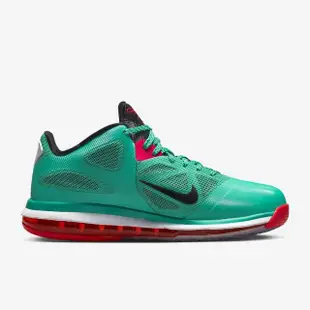 【NIKE 耐吉】籃球鞋 運動鞋 NIKE LEBRON IX LOW 男鞋 綠紅(DQ6400300)