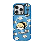 iPhone 16 Pro Impact Ring Stand Case MagSafe Compatible egg sushi with sickyaki