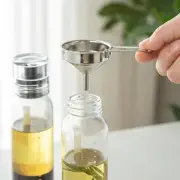 Stainless Steel Mini Funnel Portable for Spice Bottle Liquid Dry Ingredients