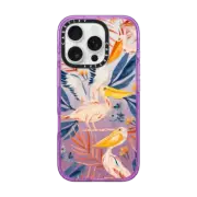 iPhone 16 Pro Impact Case MagSafe Compatible Pelicans by Grace Andersson