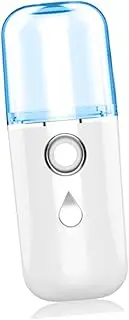 minkissy Facial Steamer Portable Face Humidifier for Lady Handheld Beauty Instrument Rechargeable Nano Spray Water Replenishment Random Style