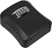 HOMSFOU 1 Set Outdoor Key Lock Box With 4 Combination Code Waterproof Wall Mount Key Storage For House Key Car Keys And Cards Large Capacity