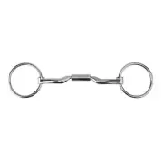 Myler Bits Myler Bridoon SS Low Port Mullen Barrel Bit