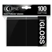 100 GLOSS ECLIPSE JET BLACK #15601 DECK PROTECTOR CARD SLEEVES MTG ULTRA PRO