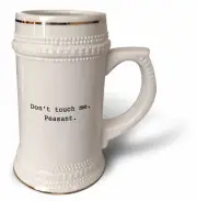 3dRose Dont Touch Me Peasant 22oz Stein Mug