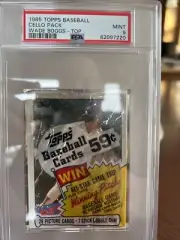 1985 Topps cello Wade Boggs PSA 9 pop! 7