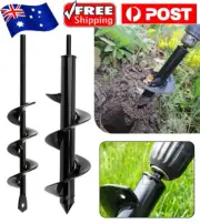 Power Garden Spiral Plant Earth Planter Drill Bit Post Hole Auger Heavy Duty
