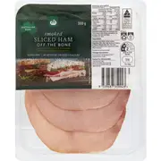 Woolworths Smoked Sliced Ham Off The Bone 100g
