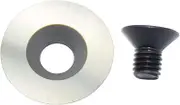 18mm Round Carbide Insert Cutter Knife Indexable Replacement with Screw Fits For Full And Pro Size Popular DIY Wood Turning Finisher Hollower Tools Woodworking Lathe 1pcs