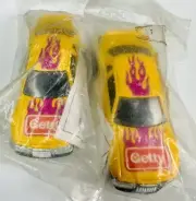 Hot Wheels Promo Getty Gas Oil Yellow T-Bird Thunderbird Stocker Lot of 2