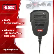 GME Rugged IP67 Speaker Microphone MC011 - Suit Radio TX6160 variants