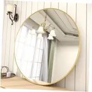 Round Mirror Metal Frame Circle Mirror, Wall Mirror for Entryway, 24 Inch Gold