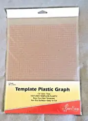 Sew Easy Template Plastic, grid or plain TRACKED POST 2 packs ER397 or ER400.2