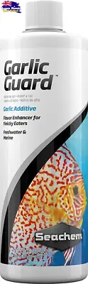 Seachem Garlic Guard 500ml Fish Food Supplement Enhancer Immune Booster