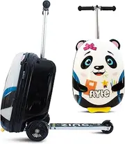Zinc Flyte Kids Suitcase Scooter Penni The Panda 18"