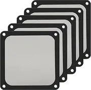 Ronyaoko 140mm Dust Filter, PC Case Magnetic Dust Mesh Filter, 140 x140mm Black Mesh Hole Cover, Dustproof Computer Fan Grills,14cm 5pcs
