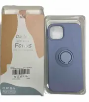 iPhone 13 Case with Ring Kickstand - Light Blue With 2 Screen & Cam Protectors