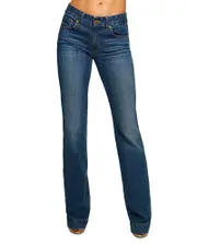 Ramy Brook Kyle Low Rise Flare Jeans in Medium Wash