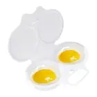1xMicrowave Egg Poacher,Poached Egg Cooker,Egg Maker Poached Egg Steamer Kitchek