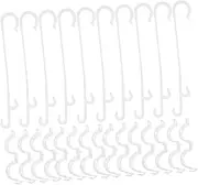 SUPVOX 150pcs Tomato Cucumber Grafting Clips Hooks Garden Support Clamp for Vine Fixing Weatherproof Plastic Clip Gardening Tool for Straighten Plant Growth