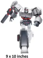 Megatron Wall Decal Transformers Decepticon Sticker Peel and Stick Art Decor USA