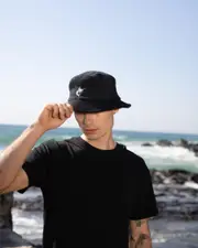 [Salty Life] Salty Life Men's Hook Up Bucket Hat in Black Towel One Size Black Towel