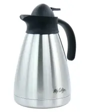Mr. Coffee Olympia 1Qt Insulated Stainless Steel Thermal Coffee Pot