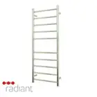 Radiant RTR430 Heated Towel Rail-430x1100mm-Mirror Polished-Bottom Right Wiring