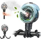 Misting Baby Stroller Fan, 100Ml Portable Misting Fan for Stroller, Outdoor Clip