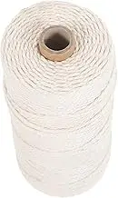 SHINEOFI 1 Roll Sausage Cotton Thread Beef Netting Rope for Meat Binding Durable and Safe Kitchen Twine for Sausage Ham Beef Cooking Crafting and Gardening
