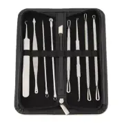 Pimple Remover Tool Kit 16 Heads Comedone Acne Spot Popper Blackhead Extractor