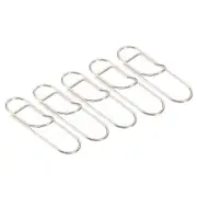 2" Metal Pen Clip Pen Holder Clip Pencil Clip Notebook Pen Holder, Silver 5pcs
