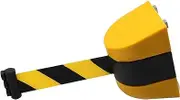 Retractable Queue Barrier Belt, Cordon Barrier Queue Barrier Belt with Magnetic Adsorption 10M Cordon Barrier for Management