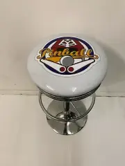 PINBALL FLIPPER PREMIUM BAR STOOL ADJUST HEIGHT MACHINE ARCADE BALLY WILLIAMS