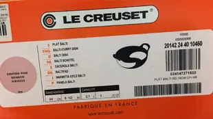 Le Creuset 鑄鐵巴蒂鍋 24cm (大)雪紡粉色 （Plat Balti Chiffon Pink)